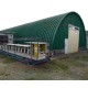 Профнастил H112ПГ-0.8, для бескаркасных ангаров, Полиэстер RAL 6005