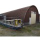 Профнастил H112ПГ-0.8, для бескаркасных ангаров, Полиэстер RAL 8017